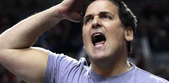 Mark Cuban at a Mavericks game Mark Cuban at a Mavericks game