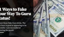 11 Ways to Fake Your Way To Guru Status!