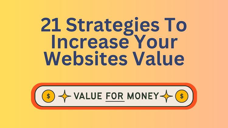 Increase website value Increase website value